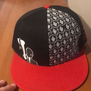 Grassroots and dj lord fitted hat